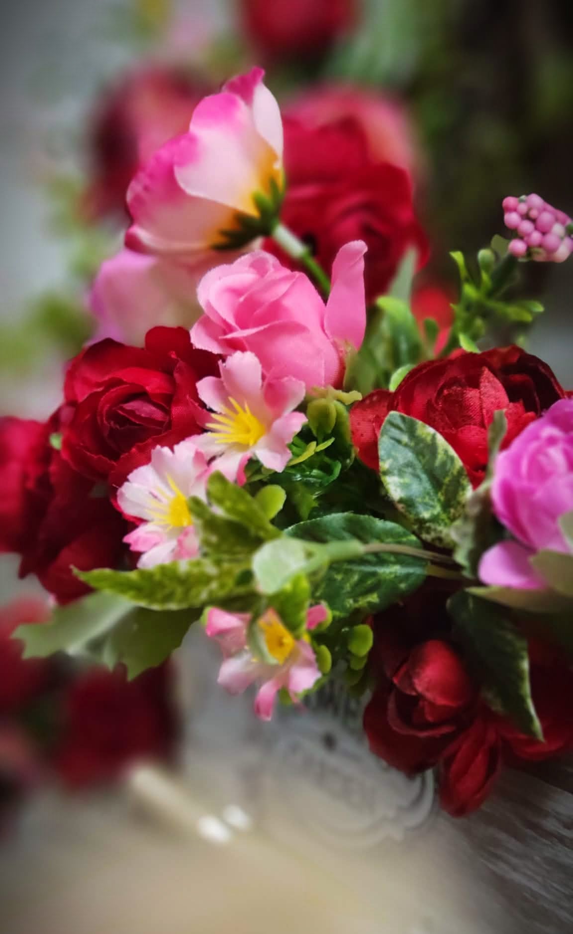 Love in Bloom Wheelbarrow Floral Wreath